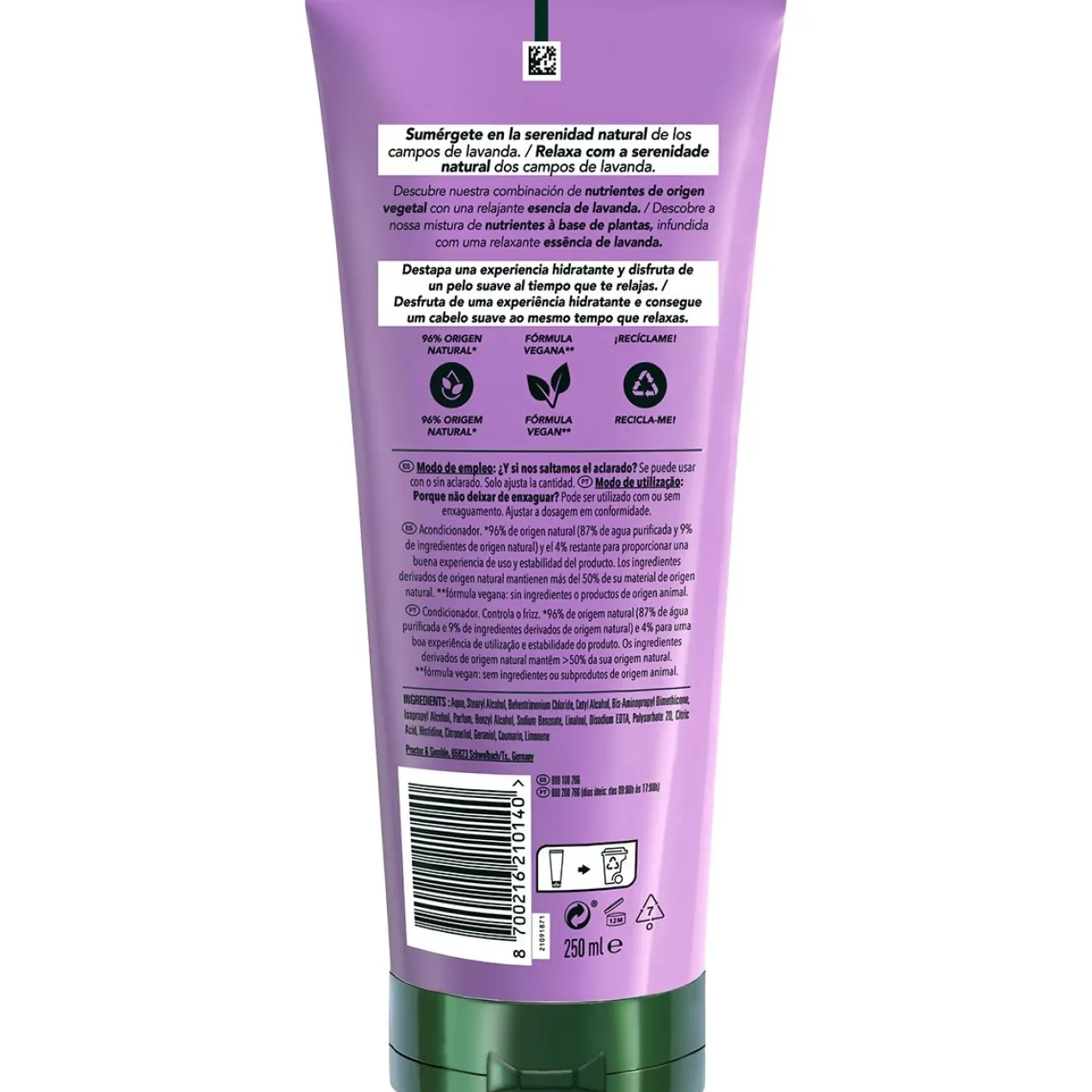 Condicionador Frizz Control com Aroma Lavanda