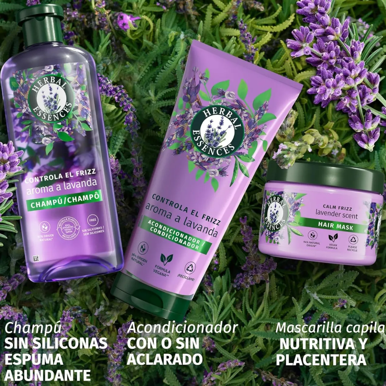 Condicionador Frizz Control com Aroma Lavanda