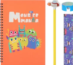 Conjunto Caderno Monstermania