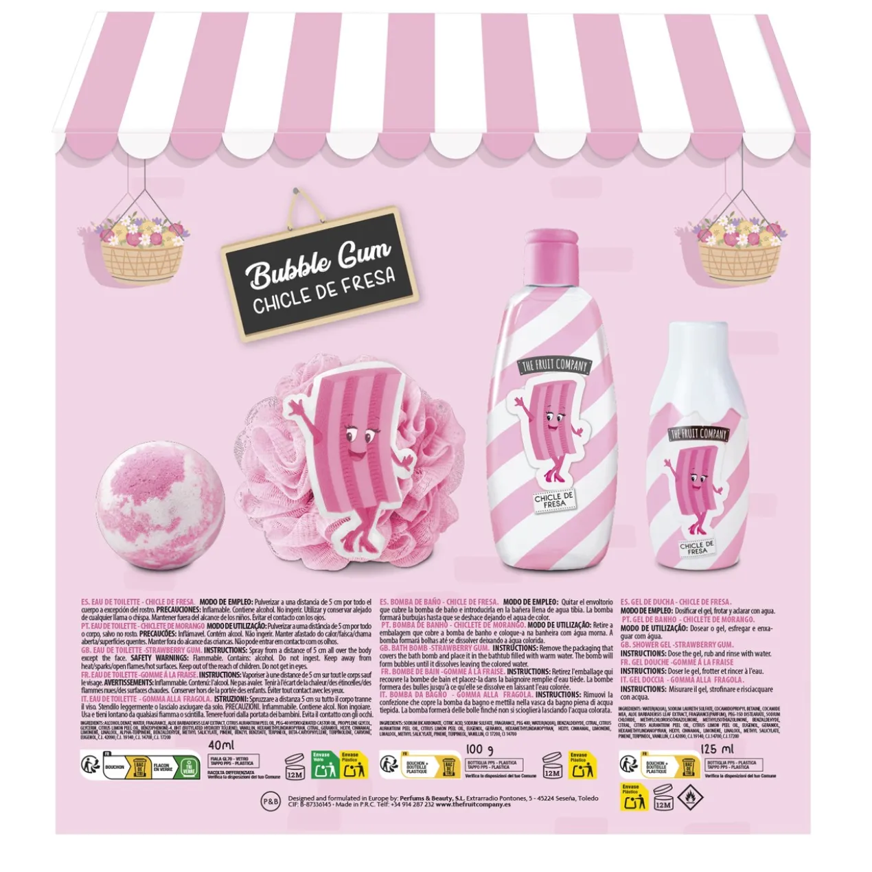 Conjunto Candy Shop Bubble Gum Eau de Toilette