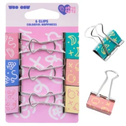 Conjunto 6 Clips Colorful Happiness