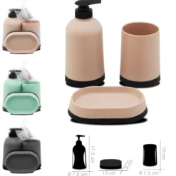 Conjunto de Acessórios de Casa de Banho