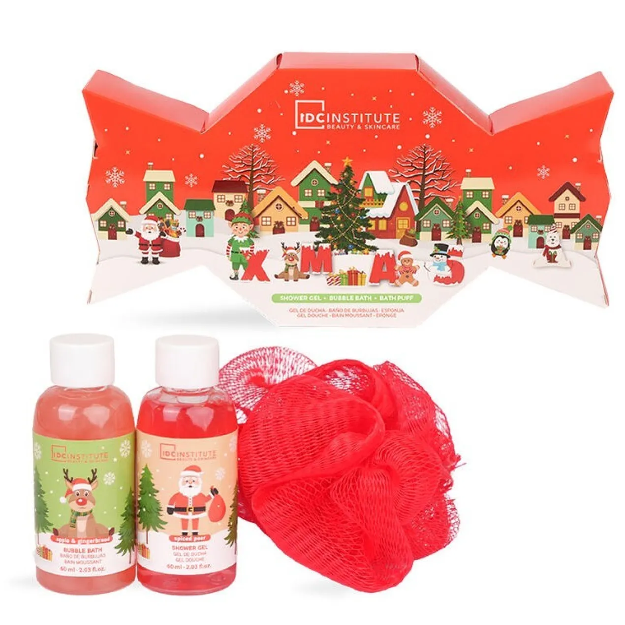 Conjunto de Banho Caramelo de Natal