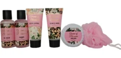 Conjunto de Banho Cubo Flor de Cerejeira