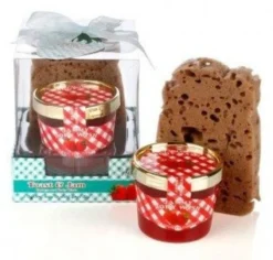 Conjunto de Banho Torrada e Geléia