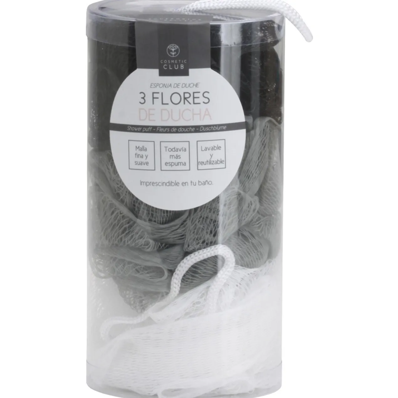 Conjunto de 3 Esponjas de Duche