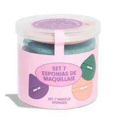 Conjunto de 7 Esponjas de Maquilhagem