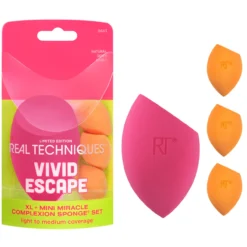 Conjunto de Esponjas XL + Mini Miracle Complexion Vivid Escape