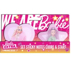 Conjunto de Notas Adesivas Barbie Cuore & Stars