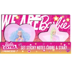 Conjunto de Notas Adesivas Barbie Cuore & Stars