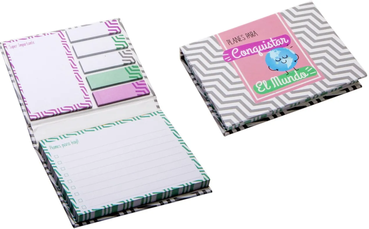 Conjunto de Notas e Adesivos