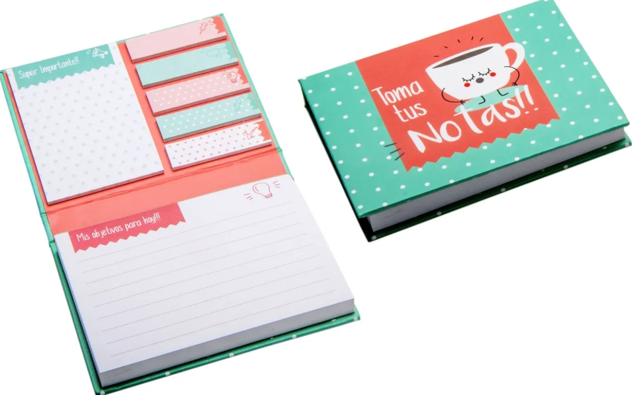 Conjunto de Notas e Adesivos