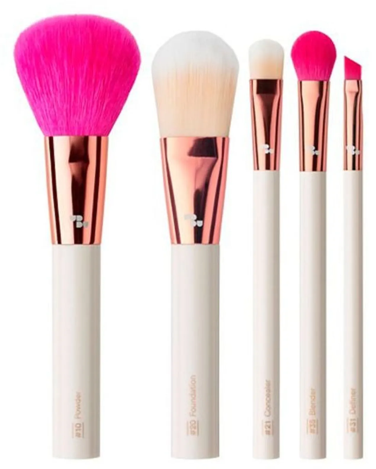 Conjunto de 5 Pincéis Olhos e Rosto