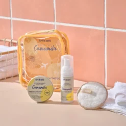 Conjunto de Viagem Limpeza Facial Camomila