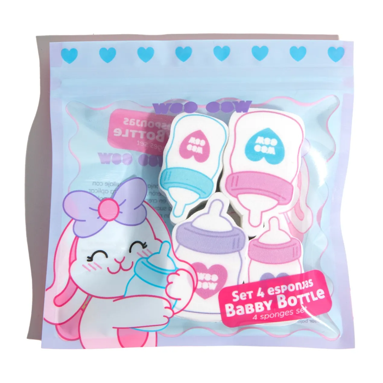 Conjunto 4 Esponjas Baby Bottle