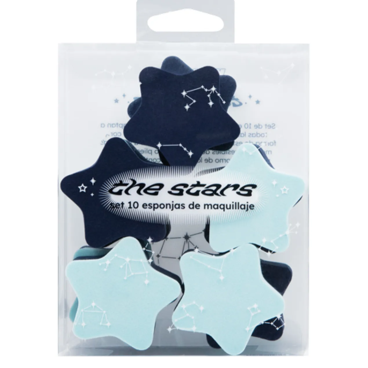Conjunto 10 Esponjas de Maquilhagem The Stars