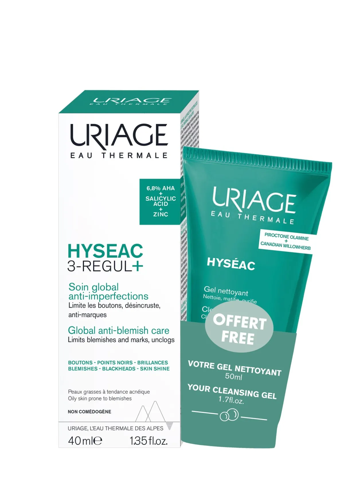 Conjunto Hyséac 3 Regul+ Gel de Limpeza