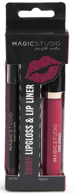 Conjunto Labial e Delineador Shiny