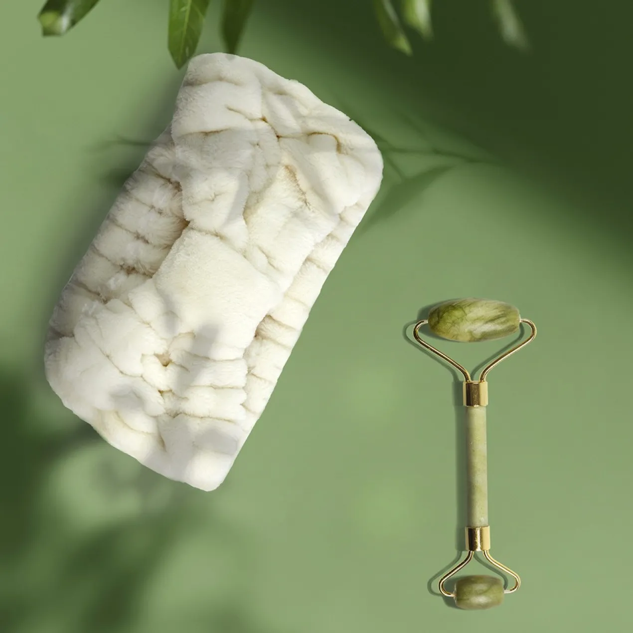 Conjunto Massajador Pedra de Jade + Fita
