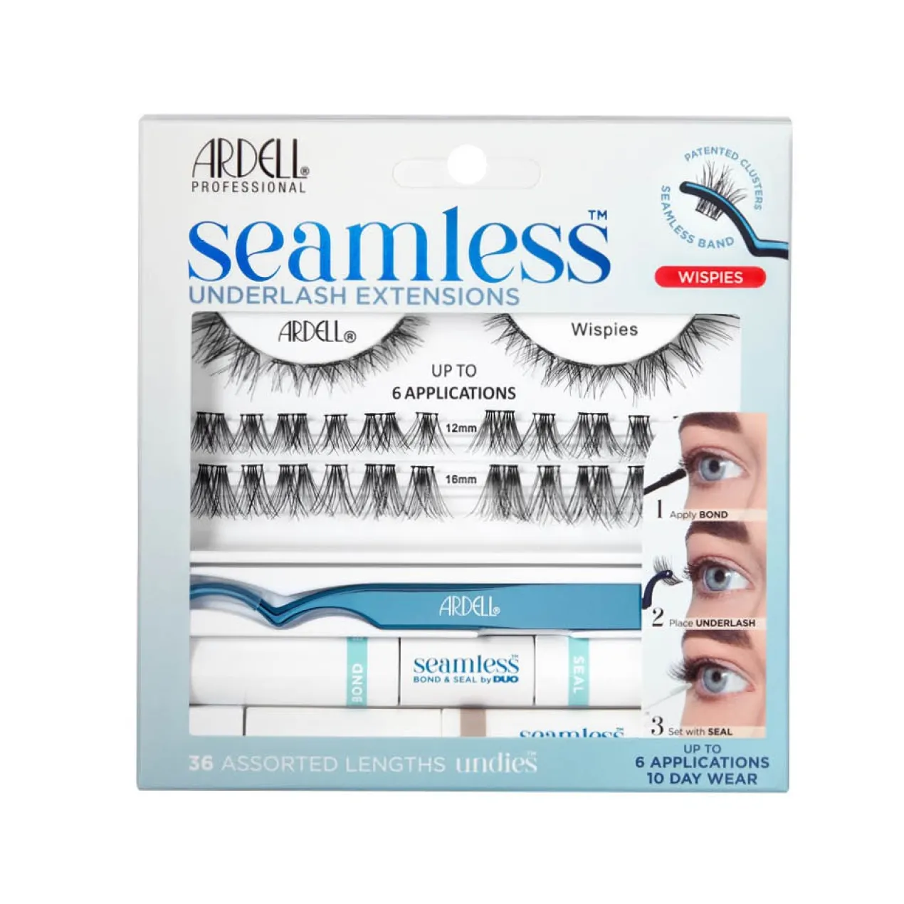 Conjunto Pestanas Postiças Seamless Extensions Wispies