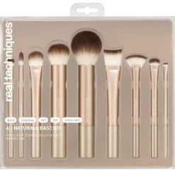 Conjunto 9 Pincéis Au Naturel Complete Brush Set