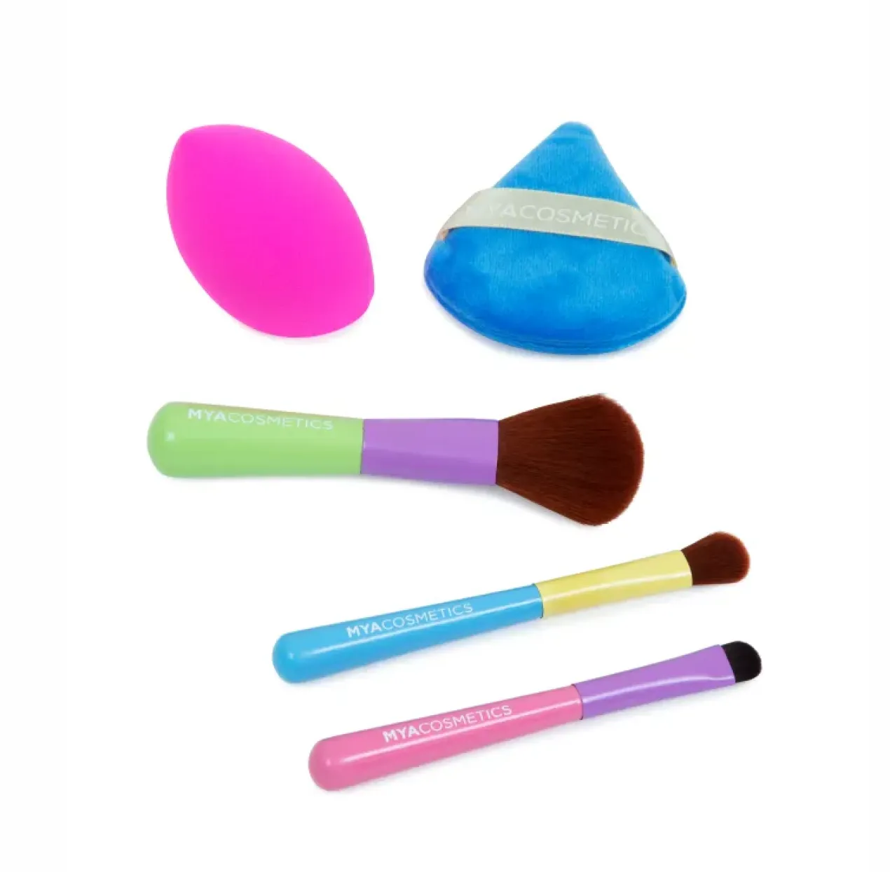 Conjunto Pincéis e Esponjas de Maquilhagem