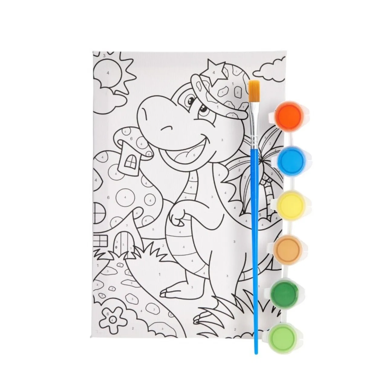 Conjunto Tela + Tintas