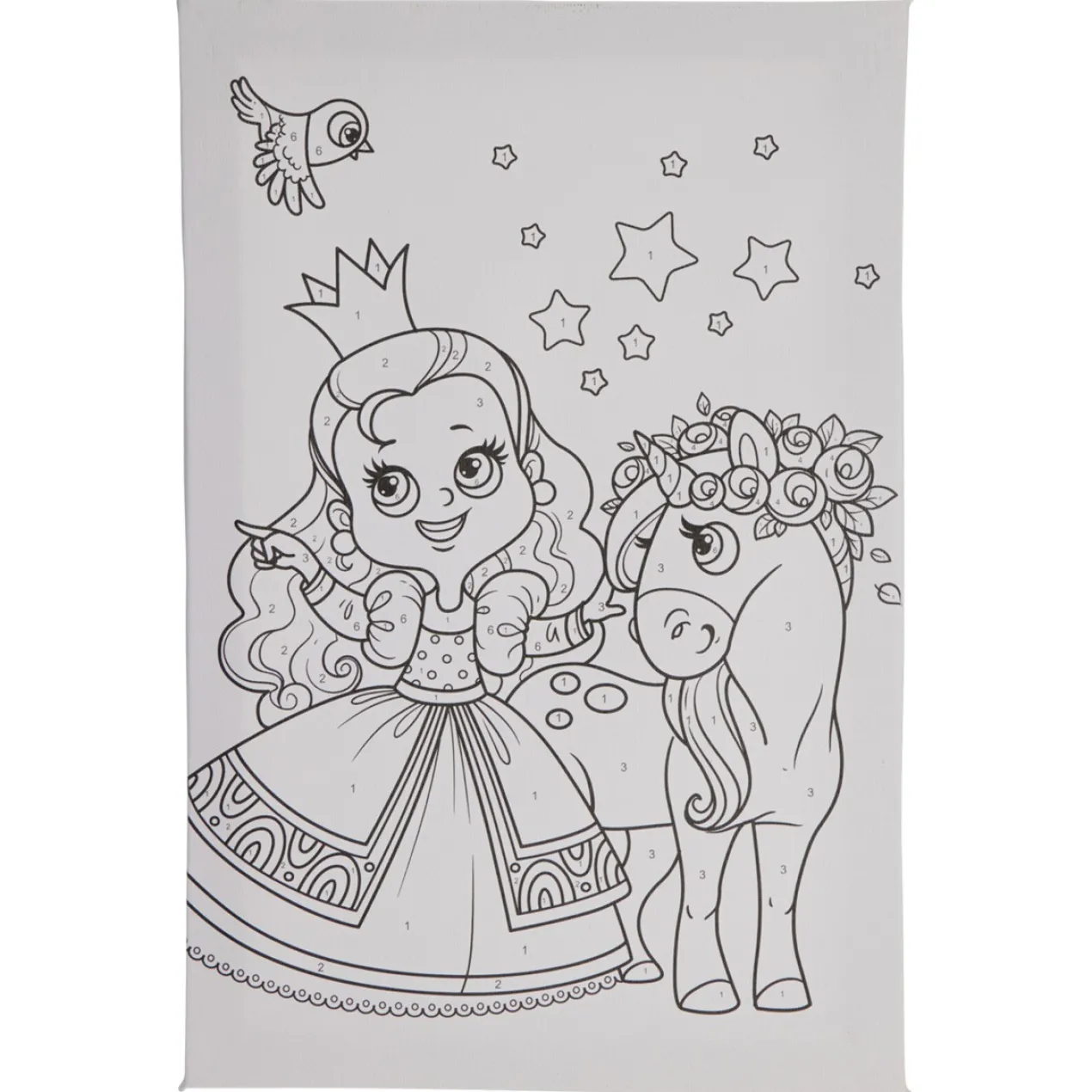 Conjunto Tela + Tintas