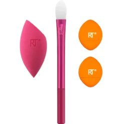 Conjunto Vivid Escape Bright Eyes Corretor + Pincel + Esponja + Mini Puffs