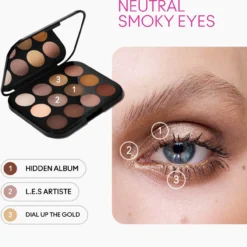 Connect In Colour Eye Unfiltered Nudes Paleta de sombras de olhos