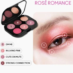 Connect In Colour Rose Lens Paleta de sombras de olhos