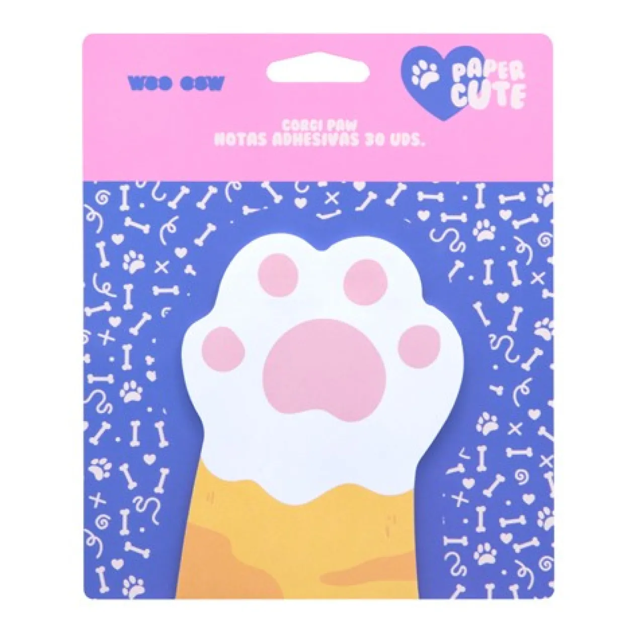 Corgi Paw Notas Adesivas 30 uds