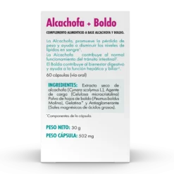 Cápsulas Alcachofra + Boldo