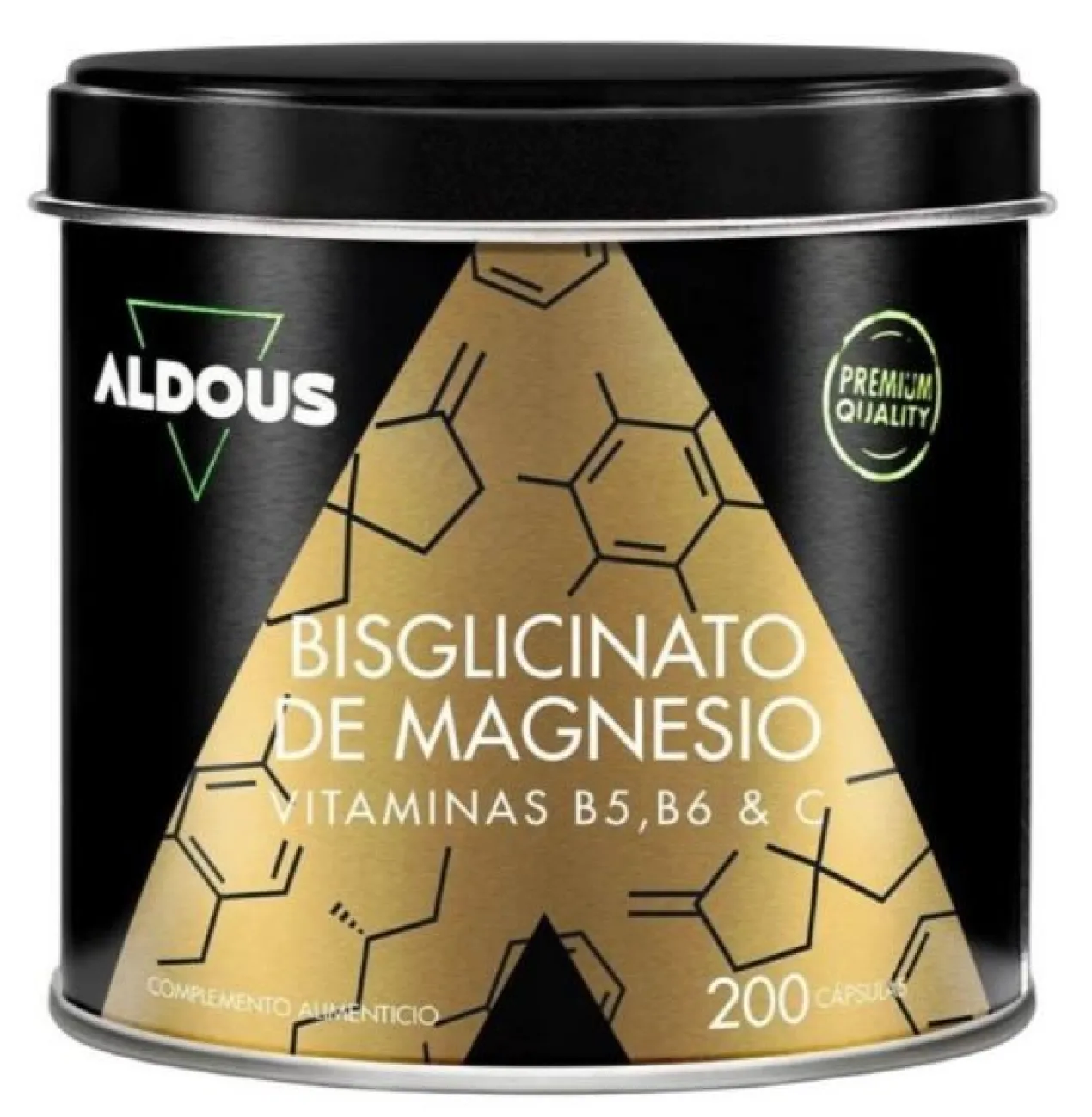 Cápsulas Bisglicinato de Magnésio + Vitamina B5, B6 e C