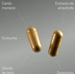 Cápsulas Cardo Mariano + Alcachofra + Curcuma