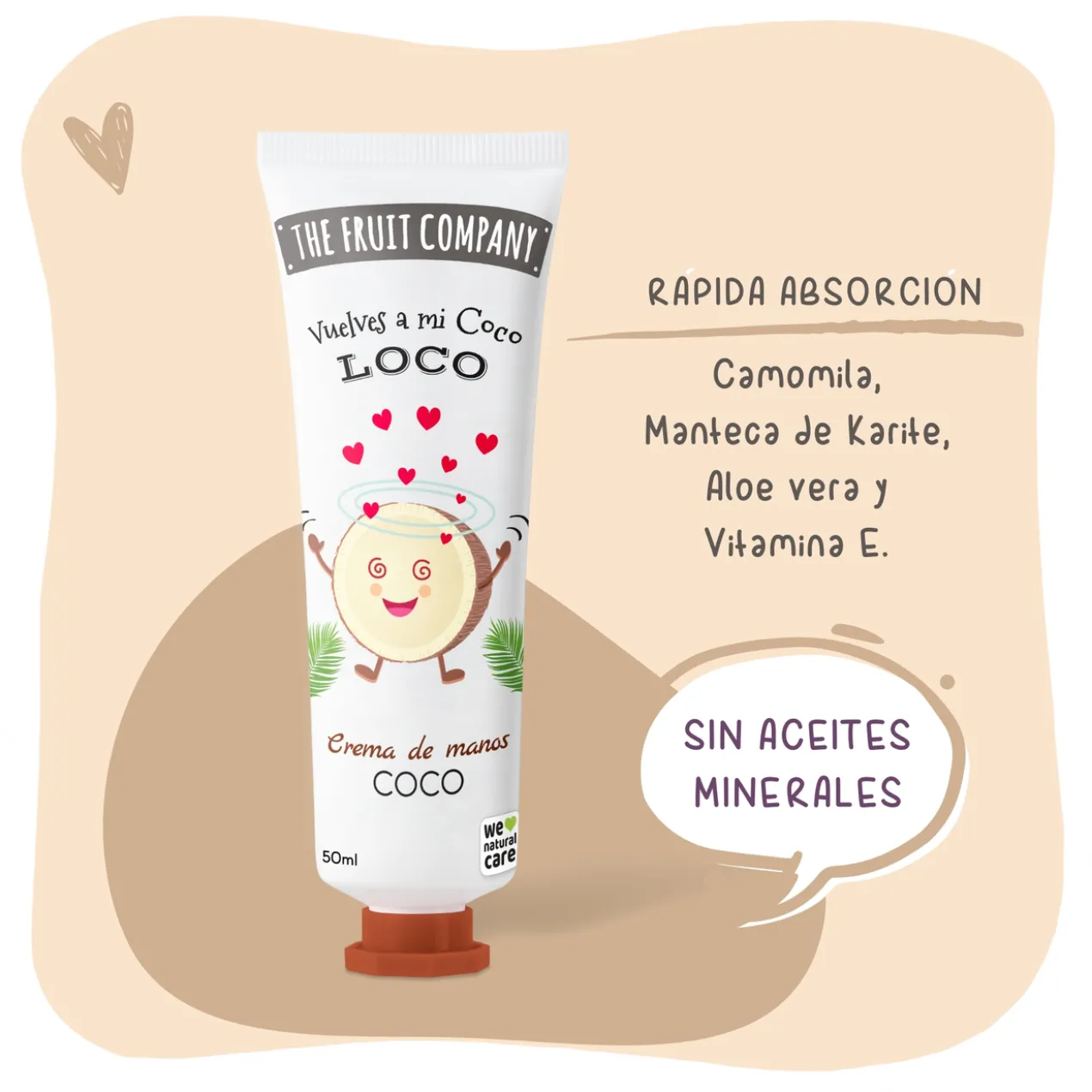 Creme de Mãos Coco