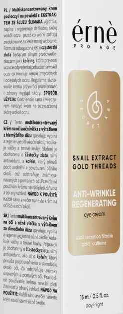 Creme para Contorno de Olhos com Extrato de Caracol