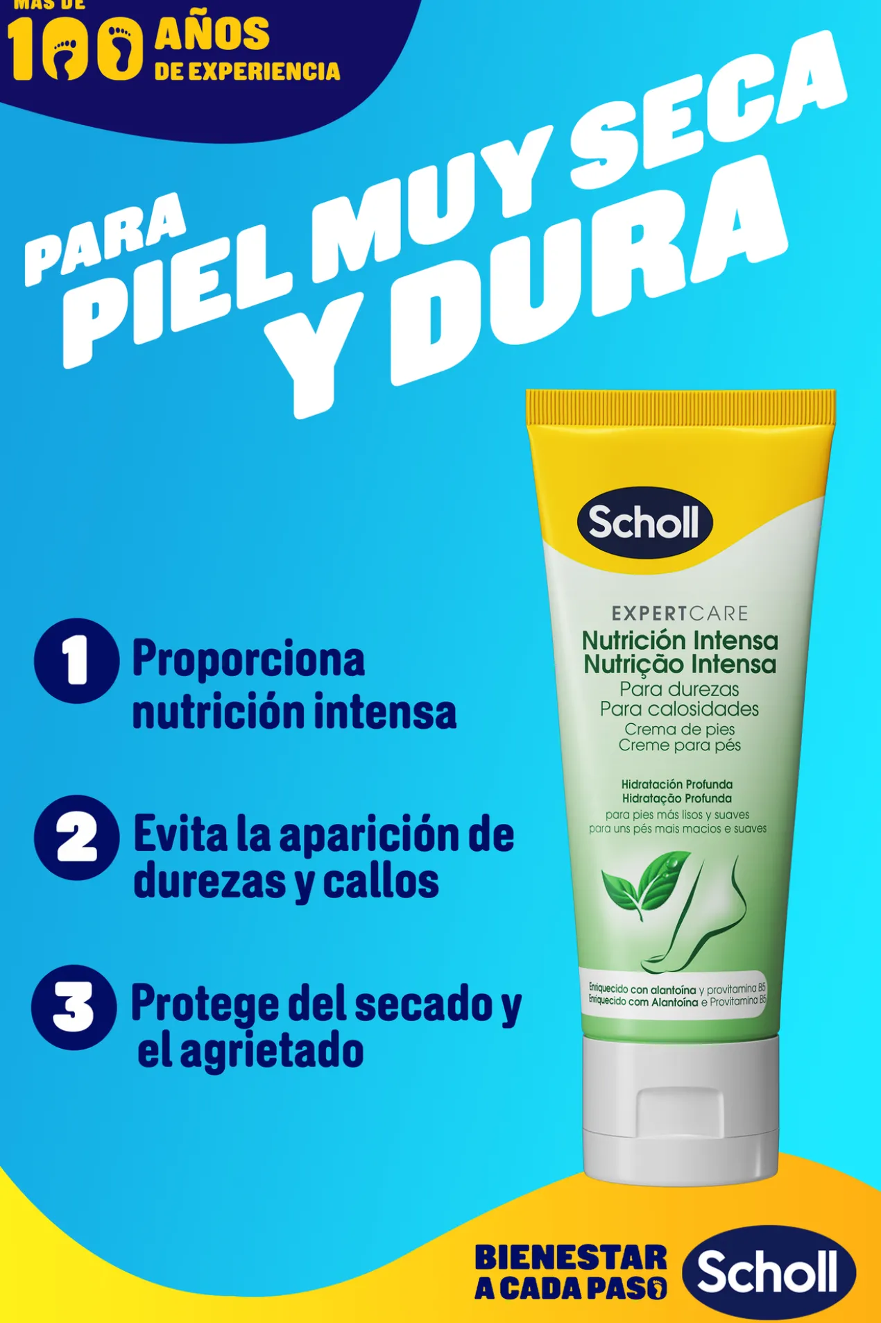 Creme para Pés ExpertCare Nutrição Intensa