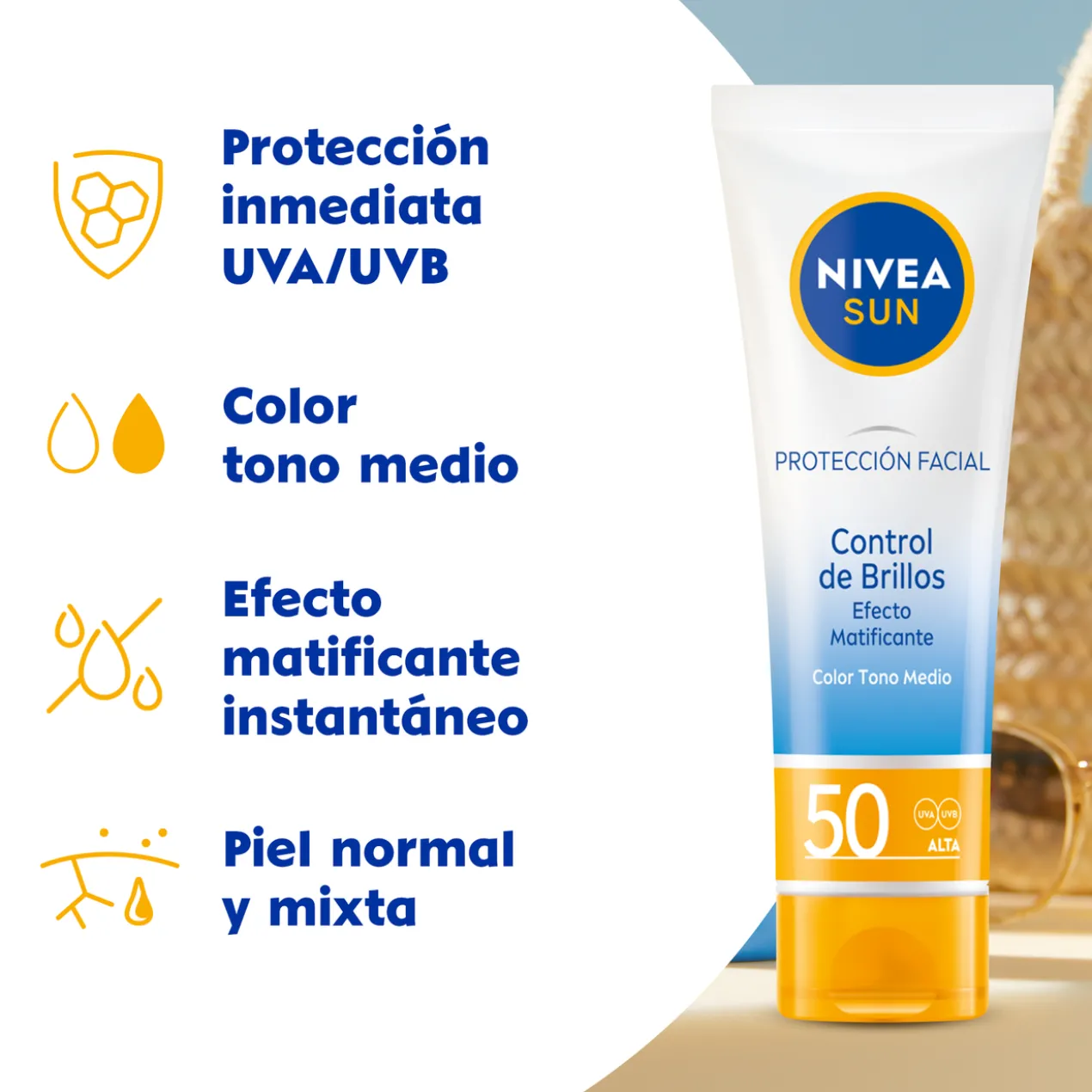Creme UV Rosto Shine Control FP50