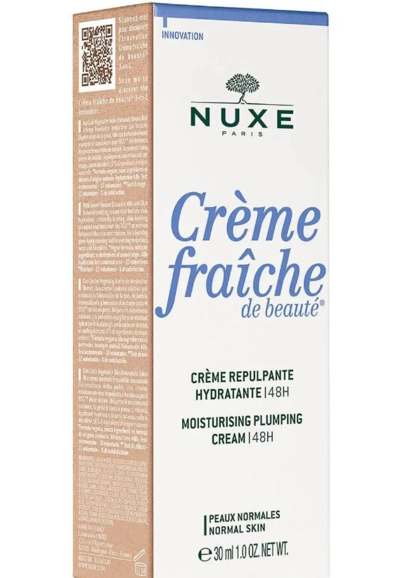 Crème Fraîche de Beauté Creme Replumping Hidratante 48H