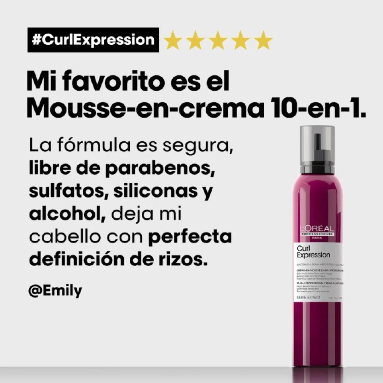 Curl Expression Leave In Mousse Cream 10 em 1