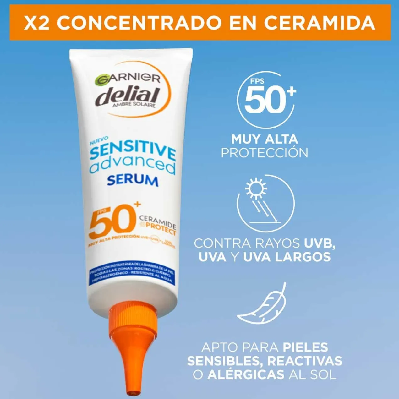 Delial Sensitive Advanced Serum de Corpo FPS 50+