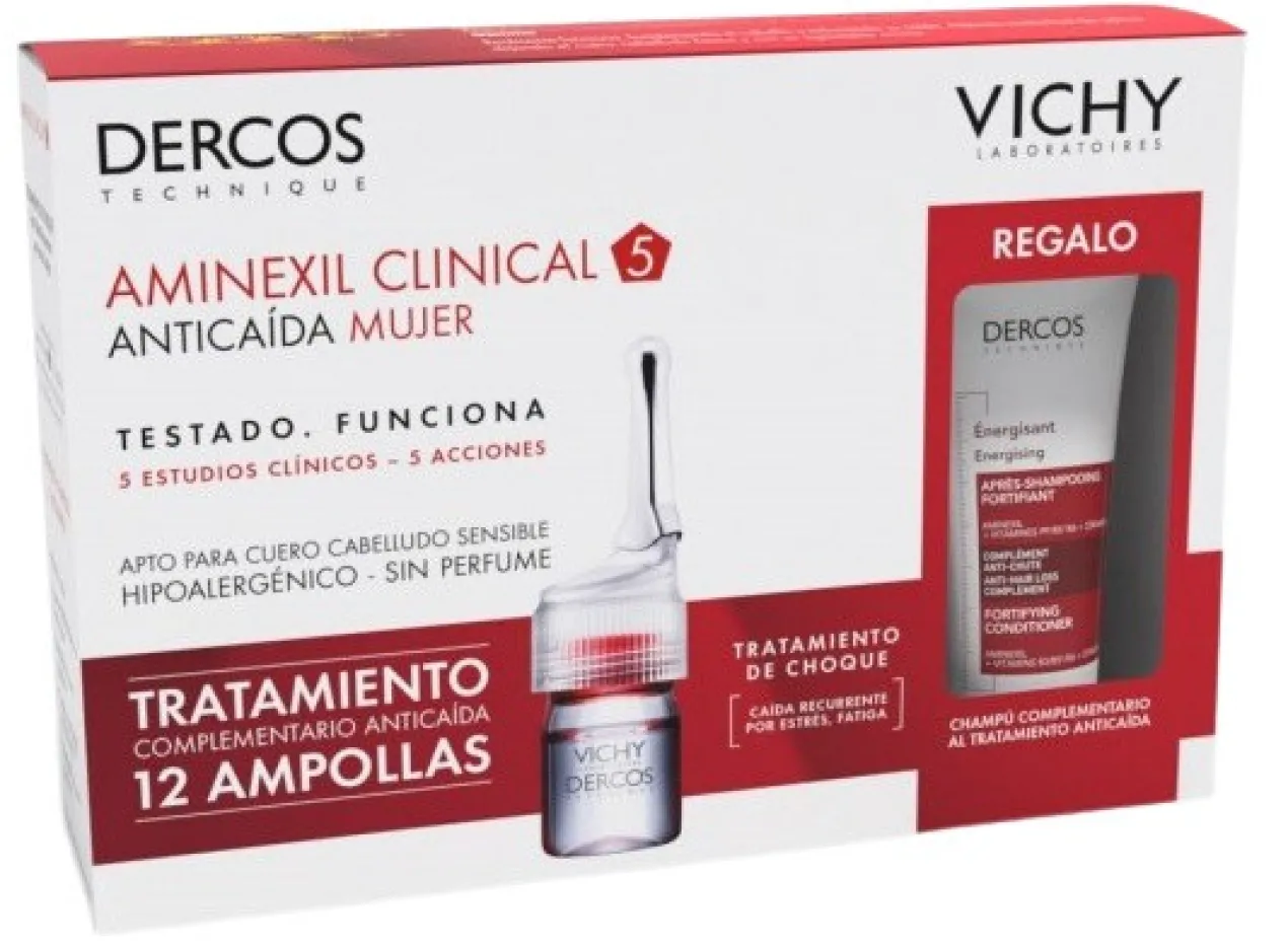 Dercos Aminexil Ampolas Antiqueda Mulher