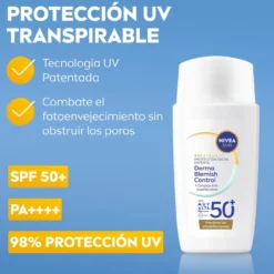 Derma Skin Proteção Fluido Solar Facial FPS50+