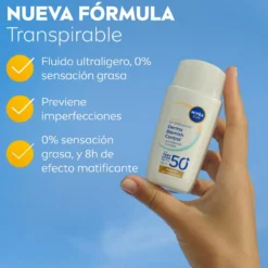 Derma Skin Proteção Fluido Solar Facial FPS50+