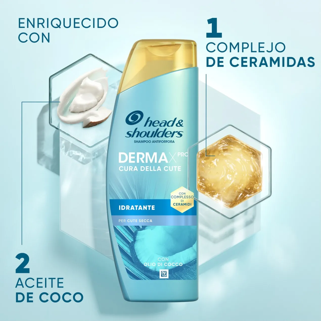 DermaXPro Champô Anticaspa Hidratante