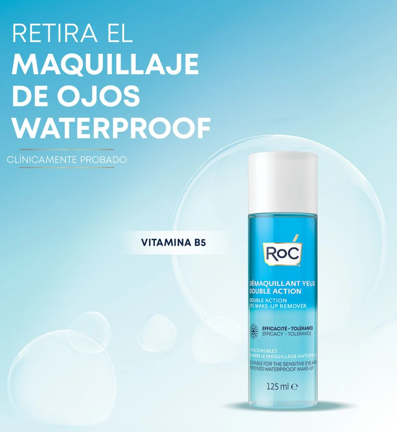 Desmaquilhante de Olhos Dupla Ação