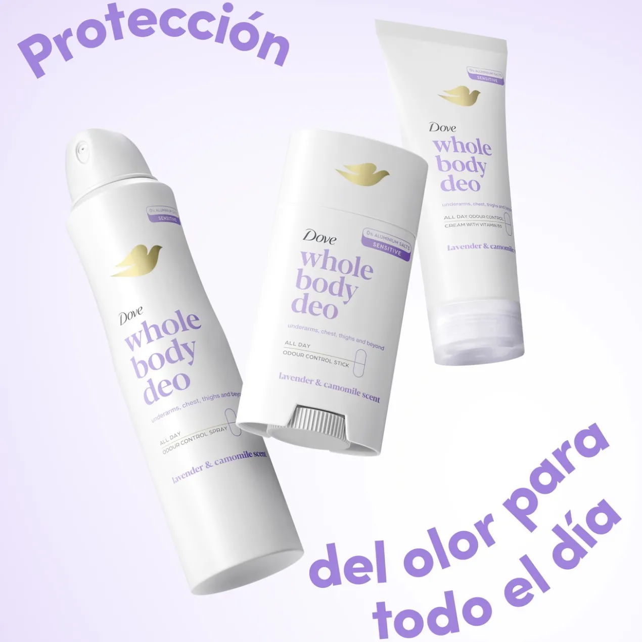 Desodorizante em Creme para Todo o Corpo Lavanda & Camomila