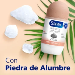 Desodorizante Roll-On Natur Protect Pele Sensível 24H com Pedra de Alúmen