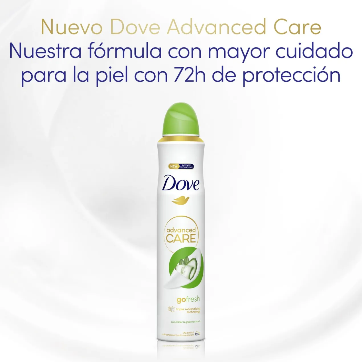 Desodorizante Spray Antitranspirante Advanced Care Pepino